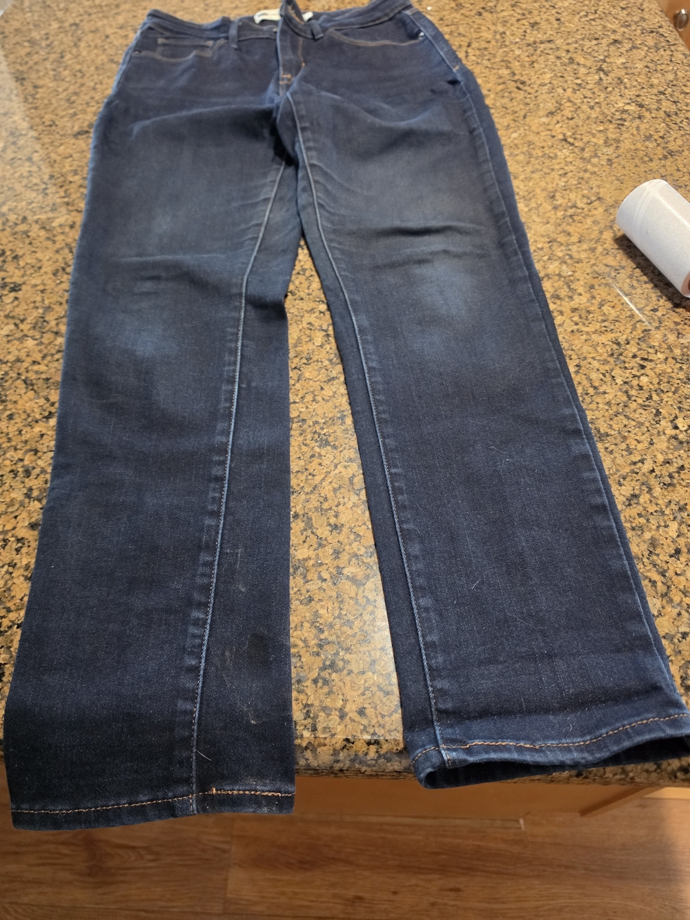 Levi's Dark Blue Women's Straight-Leg Jeans